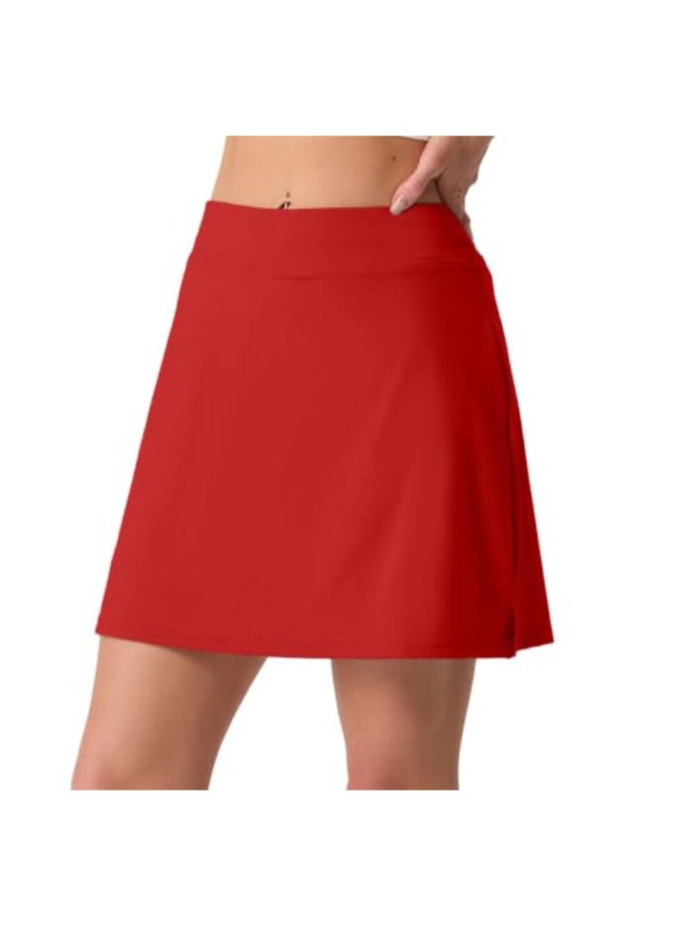 High Waisted Tennis Skirt 2 in 1 Athletic Skort Quick Dry Pickleball Golf
